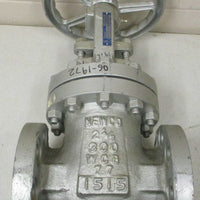 Newco 13FCB2 Manual Steel Gate Valve 740PSI 21/2" Class 300