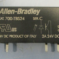 Allen Bradley 700-TBS24 Series C Solid State Relay 24 VDC 2 A