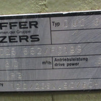 Pfeiffer Balzers PK D25 652/F0199 DU0 06 0A Vacuum Pump  2.2 kW 230/460 V Motor