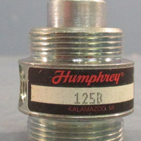 Humphrey 125B Diaphragm Poppet Mechanical Valve Roller Ball 3 Port Lot of 2