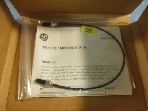 Allen-Bradley 2090-SCEP0-3 Kinetix Fiber Optic Cable, 0.3m, Ser C, 195591-Q02