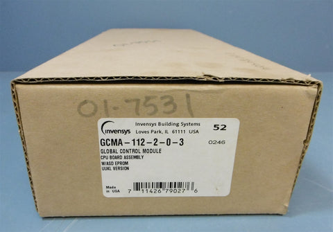 Invensys Smoke Control System Circuit Board GCMA112203 New