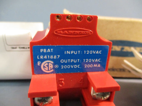BANNER PBAT/LR41887 AC POWER BLOCK MODULES FOR MULTIBEAM MODULAR SENSORS