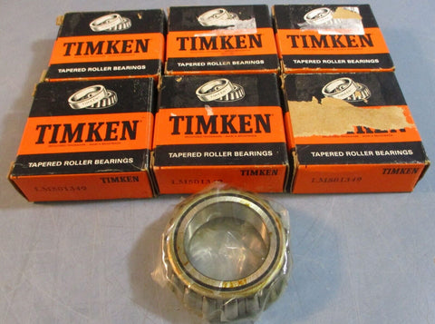 Timken LM501349 Tapered Bearing Cone 0.78" W 1-5/8" Bore Tapered Cone (Lot of 7)