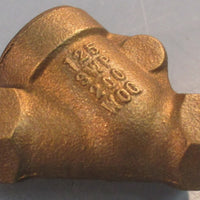 Nibco Pattern Swing Check Valve 1/4" NPT 125 SWP 200 WOG Lot of 2