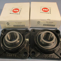 Moline Bearing Co UCF208-24 4-Bolt Flange Mount Bearing 1-1/2" Bore (Lot of 2)