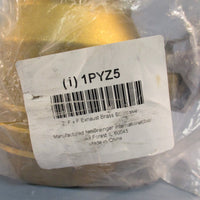 Grainger 1PYZ5 2" F x F Exhaust Brass Ball Valve 200 PSI, Hand Operated