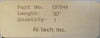 Fil-Tech QI7044 Microdot Cable 30" Long PTFE Layer (Lot of 2)