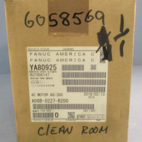 Fanuc A06B-0227-B200 A8/300 AC Servo Motor Factory Sealed NOS