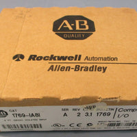 Allen Bradley 1769IA8I Ser A Rev 2 8 Pt 120VAC Isolated Input Module Sealed