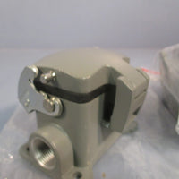 Lot of 2 MOLEX SINGLE LEVER SURFACE MOUNT HOUSING DIECAST ALUMINUM 7806.6361.0