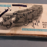 Tsubaki RS40-1-RP-U Roller Chain 240 Links 10Ft Riveted A110103 #40