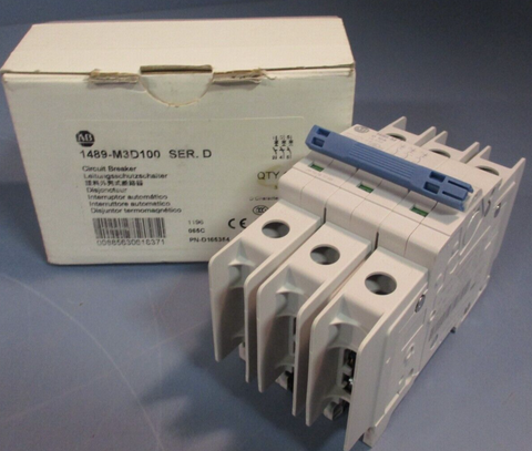 ALLEN BRADLEY Circuit Breaker SER. D 277V 10A 1489-M3D100