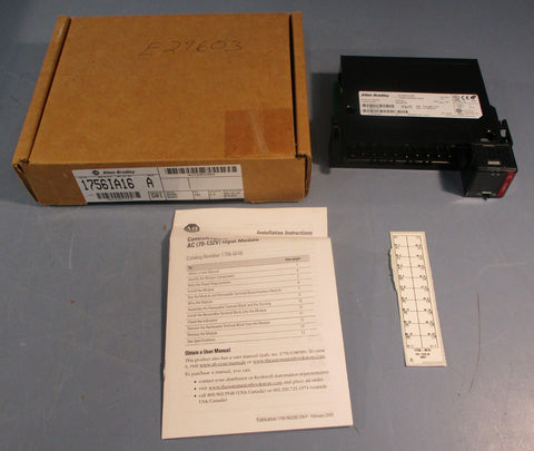 Allen Bradley 1756IA16 Ser A ControlLogix 16Pt PLC Input Module