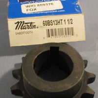 Martin 60BS13HT 1 1/2 Bored To Size Sprocket Sabertooth 13 teeth