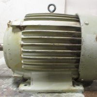 US Motors Enclosed Motor Asbestos Protected Motor 3 PH 10HP 284J 15/8" Shaft Di
