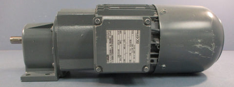 Bauer BG0611/D08MA4WTFK/ESX010A4 Gearmotor 121244541 0.25kW 17mm Shaft Dia