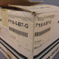 Boston Gear Right Angle Worm Gear Speed Reducer 2.0 HP 5:1 Ratio F7185B7G