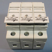 Bussman CHM3 Midget 10X38 Fuse Holders 3 Together 690V 32A Used