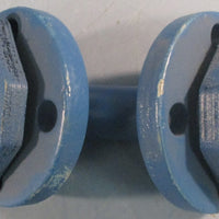Crane A395150 Flanged Pipe Elbow Fitting 1" PFTE Lined 8" Length