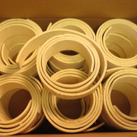 Lot of 19 6' Rolls of 2" Thick Foam Gasket Tape
