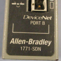 Allen Bradley 1771SDN Ser A Devicenet Scanner Module 96174873 Rev D 25VDC Max