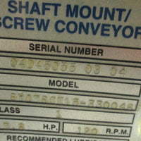 Foote Jones 8107SCT15330046SCT Gear Reducer 15:1 Ratio 7.8 HP In 120 RPM Out