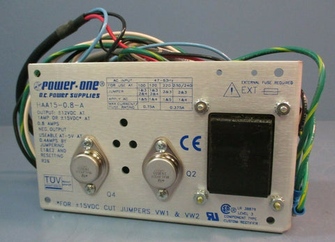 PowerOne A.C. Power Supplies HAA150.8A 12VDC