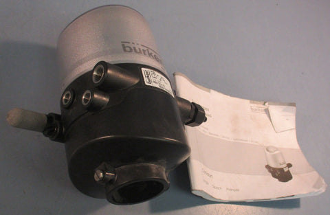 Burkert 8681 Control Head 00196471 120V AC 2.5-8 bar 55°C Max 8" Length