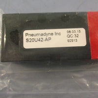 Pneumadyne S20U42AP 4Way Air Pilot Solenoid Valve 10  32 F