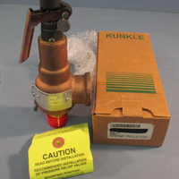 Kunkle 6010EDM01-LM Bronze Threaded Safety Relief Valve 75PSI 3/4" Inlet