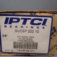 IPTCI BEARINGS STAINLESS STEEL PILLOW BLOCK SUCSP 202 10