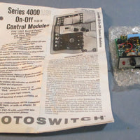 Allen Bradley 22DJ44000 Ser B Photoswitch, OnOff Control Module 120VAC 24VDC