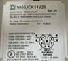 Schneider Electric Square D 9050JCK11V20 Electrical Timing Relay 120VAC 110VDC
