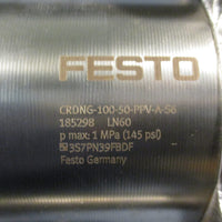 FESTO Pneumatic Compact Cylinder 100 MM BORE, 50 MM CRDNG10050PPVAS6 185298