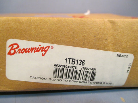 Browning VBelt Pulley 13/16 In Bore 1TB136