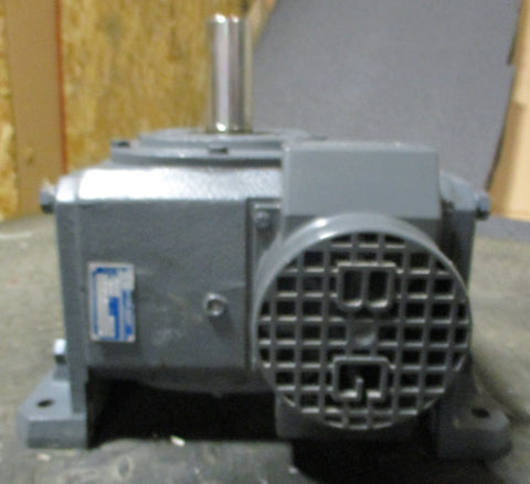 Boston Gear 738F10FJ Gearbox 10:1 Ratio 8.37 HP 73810FJ 1" and 15/8" Shaft Di