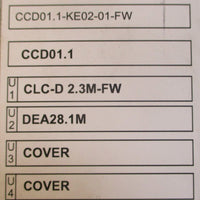 Rexroth Indramat CCD01.1KE0201FW Control Unit 24VDC Input/Output CCD01.1