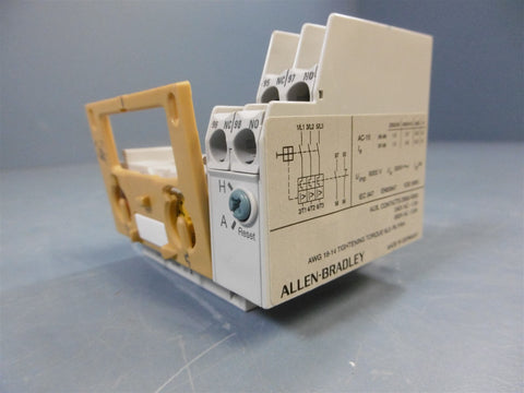 Used Allen Bradley 190P024R Series A Trip Unit With Relay Contact
