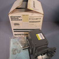 Boston Gear Right Angle Worm Gear Speed Reducer 2.0 HP 5:1 Ratio F718-5-B7-G