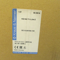 KRAUS & NAIMER MANUAL MOTOR CONTROLLER KG100.T105/04.E