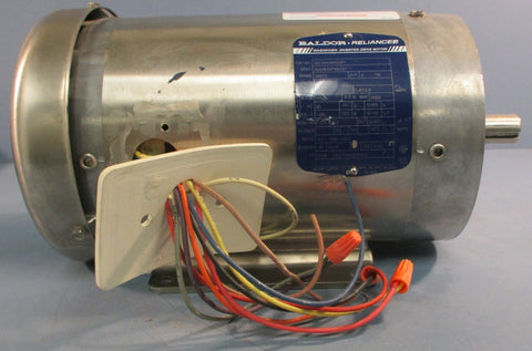 Baldor IDCSWDM3558T SS Washdown Inverter Drive Motor 2HP 1750/4500RPM 7/8" Shaft