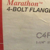 MRC C4F104SS Four-Bolt Flange Ball Bearing Unit 1-1/4 in Bore