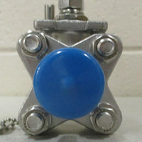 SPX Waukesha Cherry Burrell 2-Way Ball Valve 1/2" CF8M 1000 WOG
