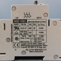 Allen-Bradley 1492-CB3 G020 Circuit Breaker 3-Pole 2A