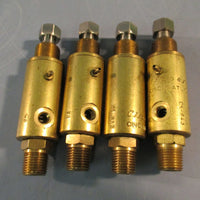 Lot of (4) Clippard CS-843 Thread Air Pressure Regulator