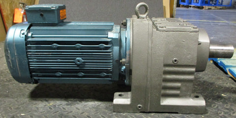 Sew Eurodrive DRE132MC4FGDH Motor w/ R87DV132M4-KS Gearbox 2-1/8" Shaft Dia