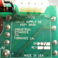 Industrial Dynamics Galvo Power Supply CD Assembly 39539