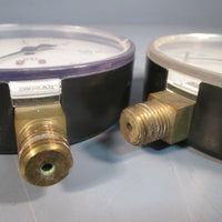 WIKA Pressure Gauge 060 PSI (Lot of Two) 4255993