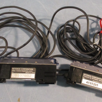 Lot of (2) Keyence Corporation FS-V12P Digital Fiber Amplifier